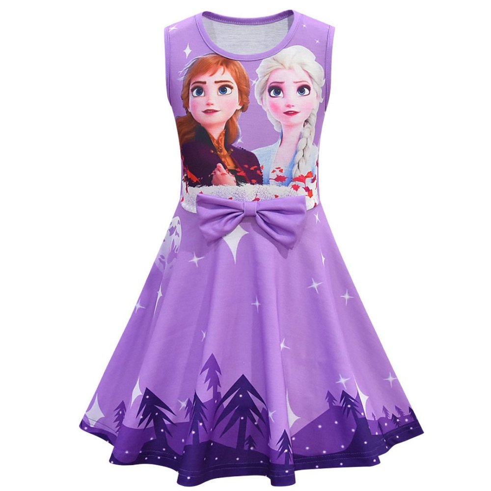 Disney Frozen Elsa Ana Girls Dress - Picture 6 of 6